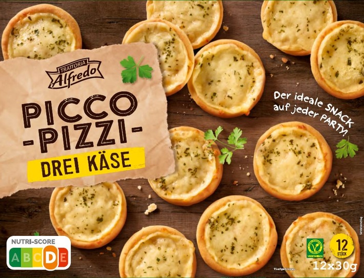 Der Hersteller Ospelt Food Establishment informiert über einen Warenrückruf des Produktes / "Trattoria Alfredo Picco Pizzi Drei Käse, 12x30g"