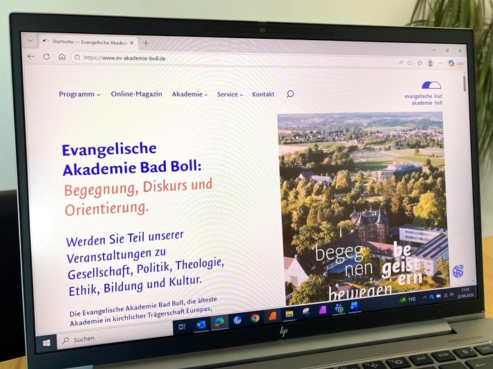 Neuer Webauftritt der Evangelischen Akademie Bad Boll online
