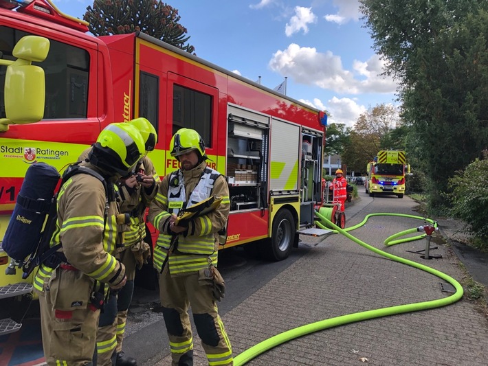 FW Ratingen: Fit for fire fighting -Übung macht den Meister-