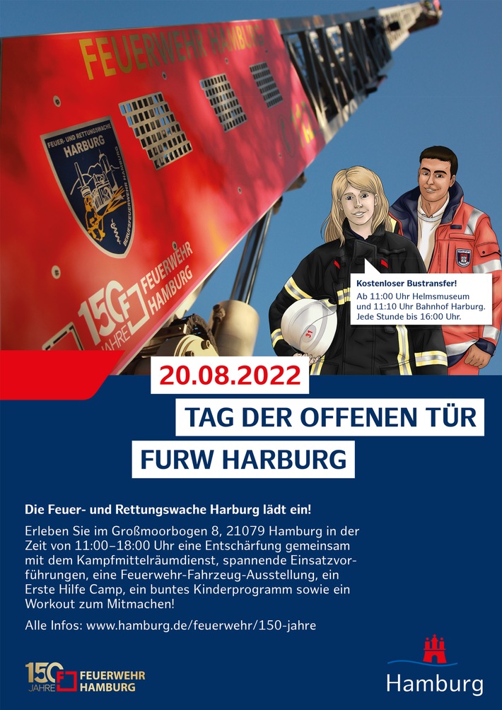 FW-HH: Tag der offenen Tür an der Feuer- und Rettungswache Harburg