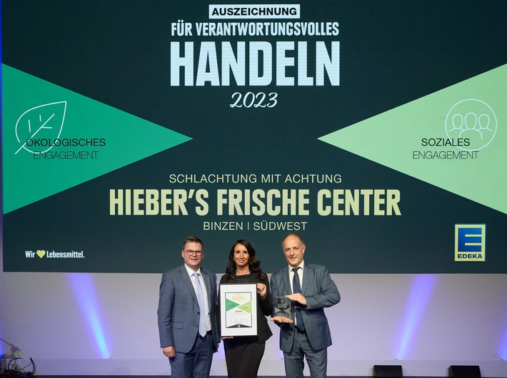 Presse-Information: Hieber&#039;s Frische Center in Binzen erhält die „Auszeichnung für verantwortungsvolles Handeln 2023&quot;