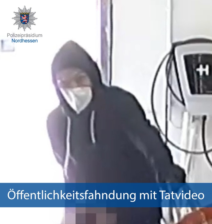 POL-KS: Versuchter Raub auf Kiosk: Öffentlichkeitsfahndung mit Video des Täters