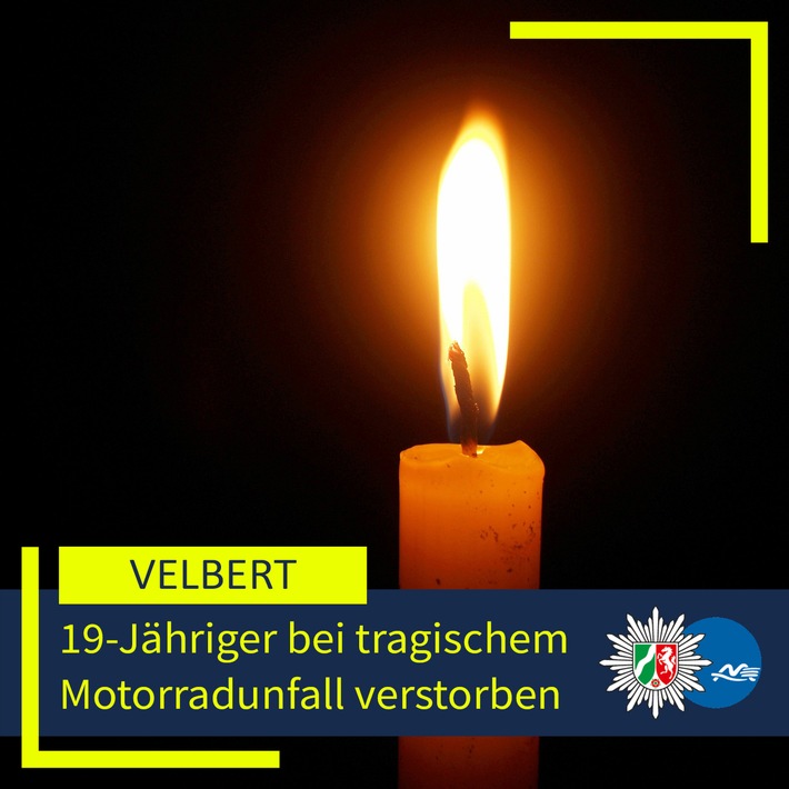 POL-ME: 19-jähriger Motorradfahrer bei Alleinunfall ums Leben gekommen - 2606112