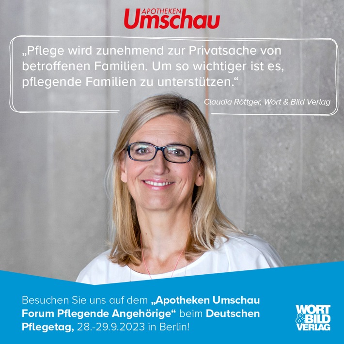 Deutscher Pflegetag 2023: &quot;Angehörige stemmen einen Großteil der Pflege - aber was ist dieses Engagement der Gesellschaft wert?&quot;