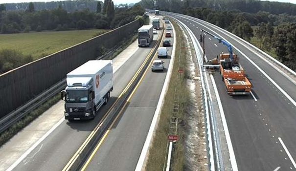 POL-PDNW: Polizeiautobahnstation - Autobahn 6 / Mannheim-Frankenthal; Verkehrsunfall in der Baustelle führt zu erheblichem Rückstau