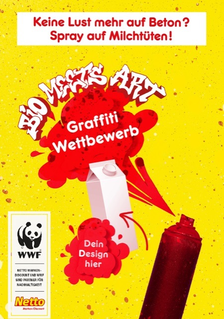 #BioMeetsArt - Street-Art Wettbewerb von Netto und WWF