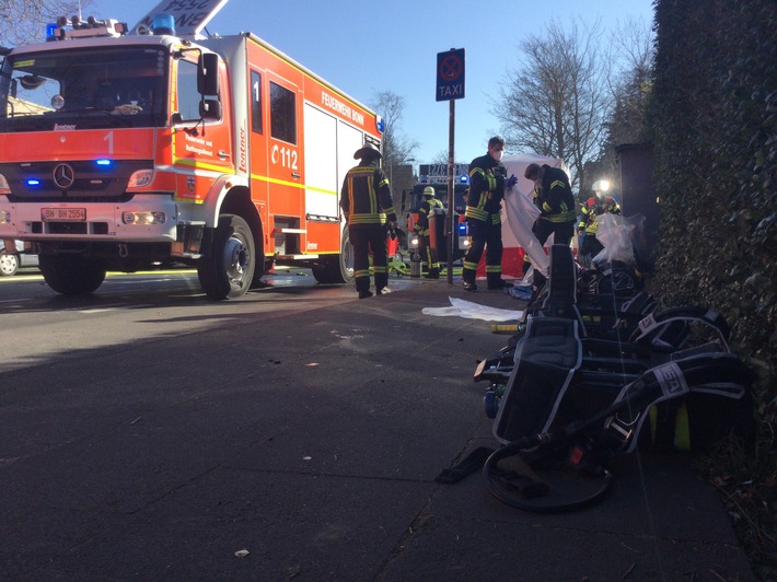 FW-BN: Laubenbrand in Bonn-Kessenich