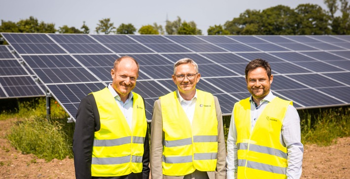 Im Münsterland: Neuer Solarpark von LichtBlick versorgt BENTELER künftig mit Grünstrom