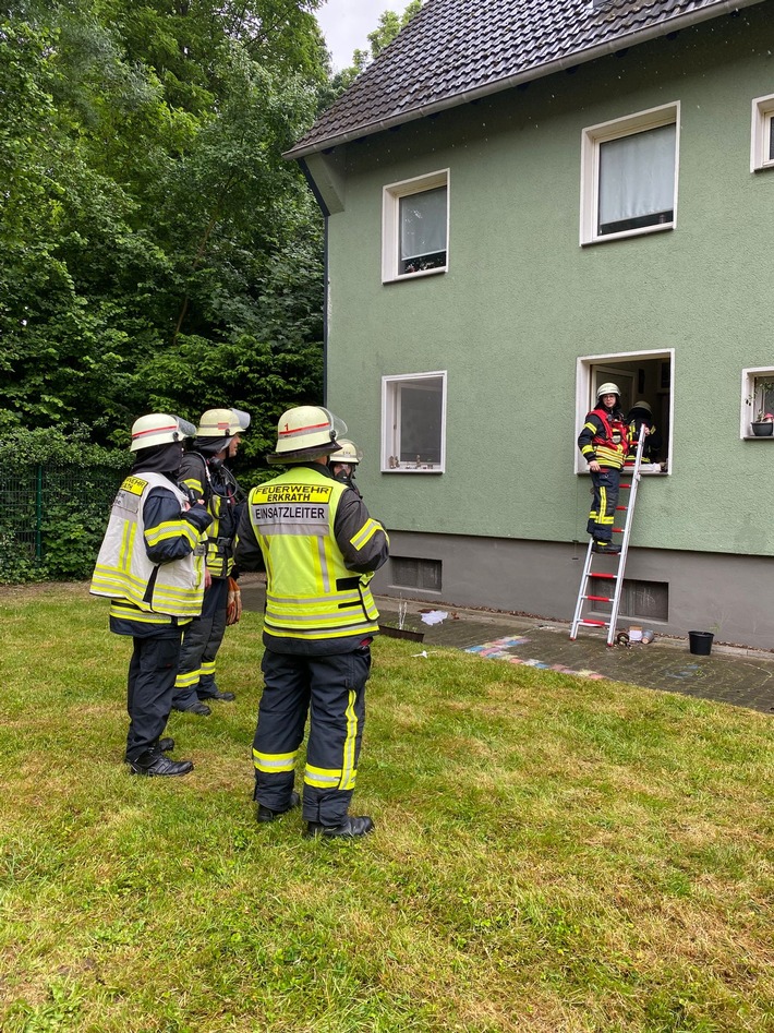FW-Erkrath: Feuerwehreinsätze in Erkrath fordern die Einsatzkräfte
