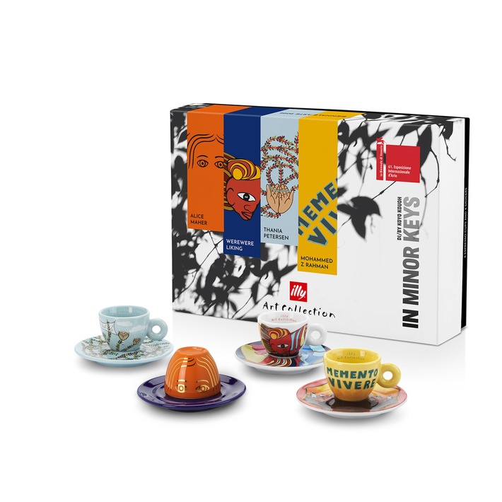 illycaffè präsentiert die neue illy Art Collection auf der Biennale Arte 2026 / Signiert von Alice Maher, Werewere Liking, Thania Petersen und Mohammed Z. Rahman