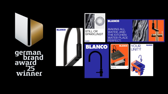 BLANCO gewinnt German Brand Award 2025 für seinen neuen Markenauftritt