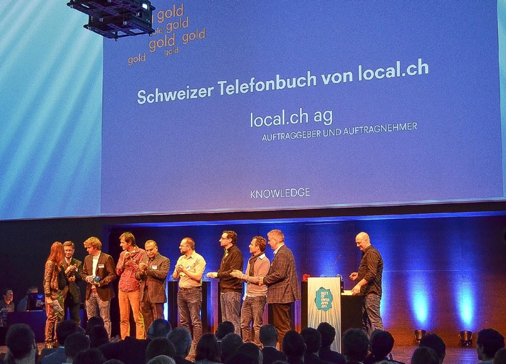 local.ch décroche la médaille d&#039;or au Best of Swiss Apps Award