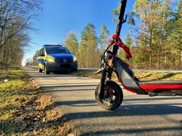 POL-RZ: Kontrollwoche: Polizei nimmt E-Scooter unter die Lupe