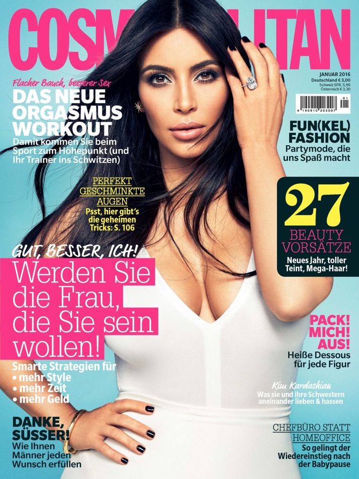 Fun, fearless, family - Der Kardashian-Jenner-Clan exklusiv in COSMOPOLITAN! Kim: &quot;Kourtney ist mein großes Vorbild.&quot;