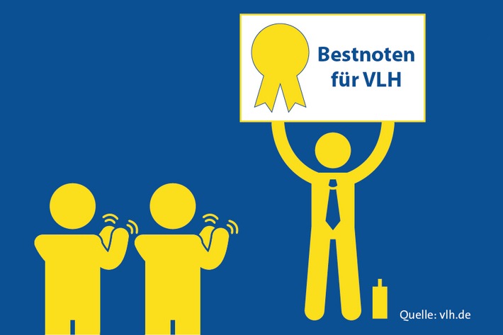 Bestnoten für die Vereinigte Lohnsteuerhilfe, Deutschlands größten Lohnsteuerhilfeverein