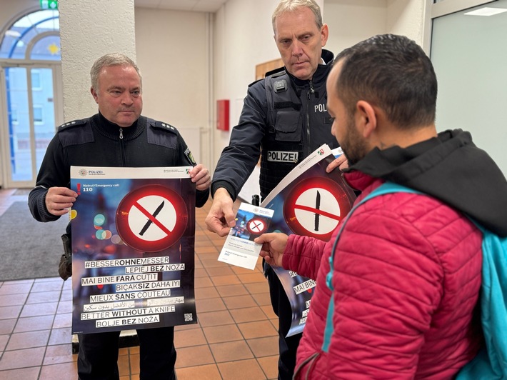 POL-EU: "Besser ohne Messer" - Polizei im Einsatz für mehr Sicherheit