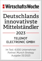 Presseinformation: zum 6. Mal ausgezeichnet – Telenot steht für den innovativen Mittelstand