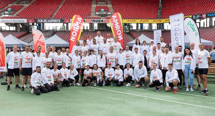 Vom Azubi bis zur Geschäftsleitung: Mehr als 100 Läuferinnen und Läufer von NORMA beim diesjährigen B2Run-Firmenlauf in Nürnberg / Erneut mit eigenem Team-Stand mitten im Max-Morlock-Stadion