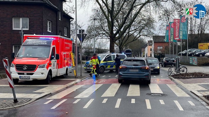 POL-OB: Radfahrerin an rot markierter Überfahrt angefahren - erneuter Unfall gibt Anlass zur Sensibilisierung