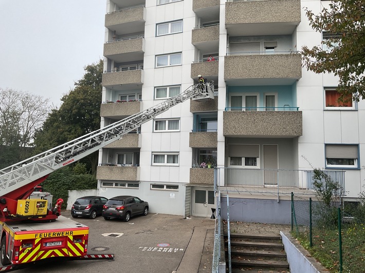 FW-OG: Brand im Stromverteilerkasten - Feuerwehreinsatz im Hochhaus