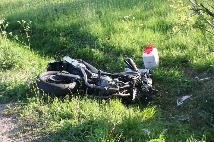 POL-COE: Nottuln, K11/ Motorradfahrer schwer verletzt