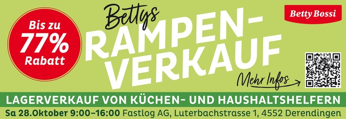 Betty Bossi Rampenverkauf mit Rabatten von bis zu 77 Prozent