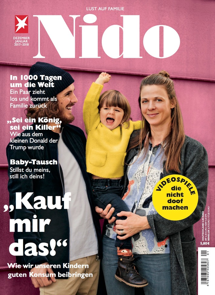 Rapper Florian Sump im Familienmagazin NIDO: "In Wahrheit sind wir die Kelly Family"