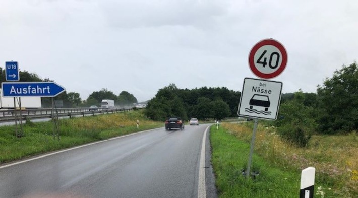 POL-PDLD: A65, AS Landau-Süd - Zu schnell in die Ausfahrt