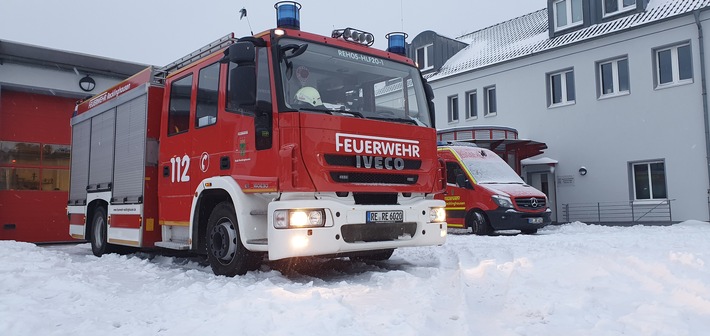 FW-RE: Tief "Tristan": Erschwerte Einsatzbedingungen für Feuerwehr und Rettungsdienst