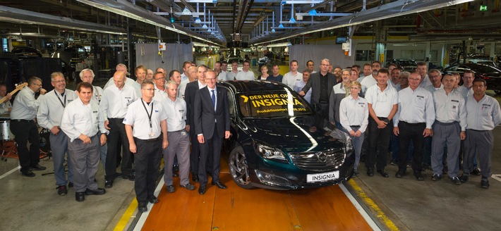 Startschuss zur Produktion des neuen Opel Insignia in Rüsselsheim (BILD)
