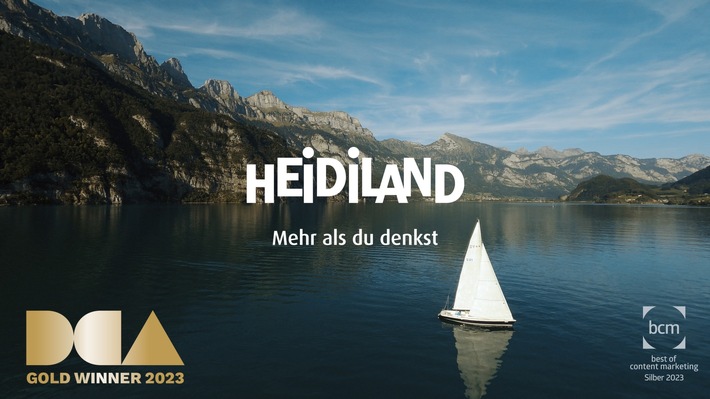 Medienmitteilung: Gold und Silber bei internationalen Awards für Heidiland Tourismus