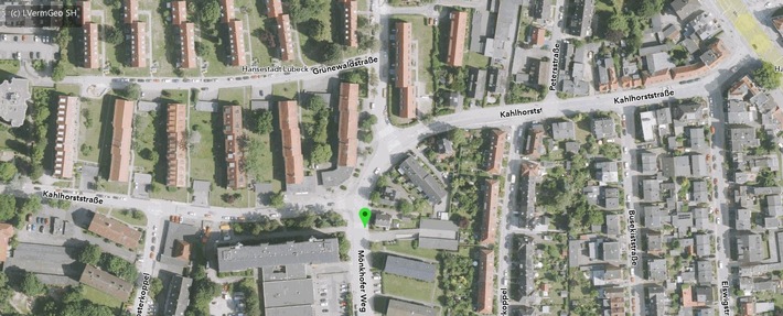 POL-HL: Lübeck - St. Jürgen / Verkehrsunfall mit leicht verletztem Fußgänger - Polizei sucht Zeugen