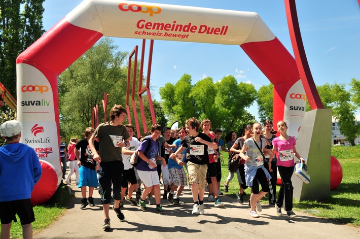 Neuer Rekord beim "Coop Gemeinde Duell von schweiz.bewegt 2012"