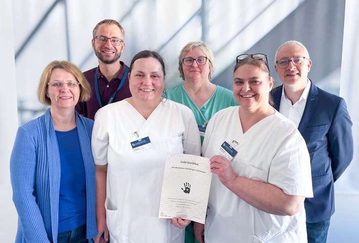 Pressemitteilung: Gold für Händehygiene in den Krankenhäusern Nürnberger Land