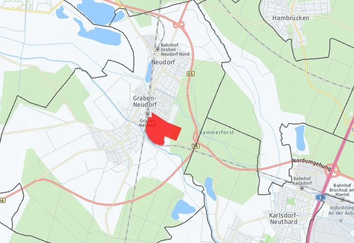 Vodafone plant Glasfaser-Ausbau in Graben Neudorf