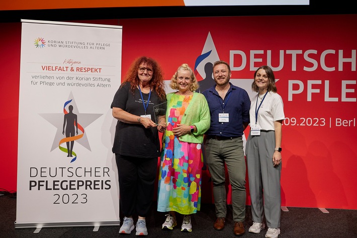 Jetzt bewerben für Deutschen Pflegepreis in der Kategorie Vielfalt und Respekt