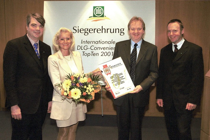 Deutscher Marktführer im Direktvertrieb von Tiefkühlspezialiäten
erhält 1. Preis / DLG prämiert erstmalig Convenience-Produkte