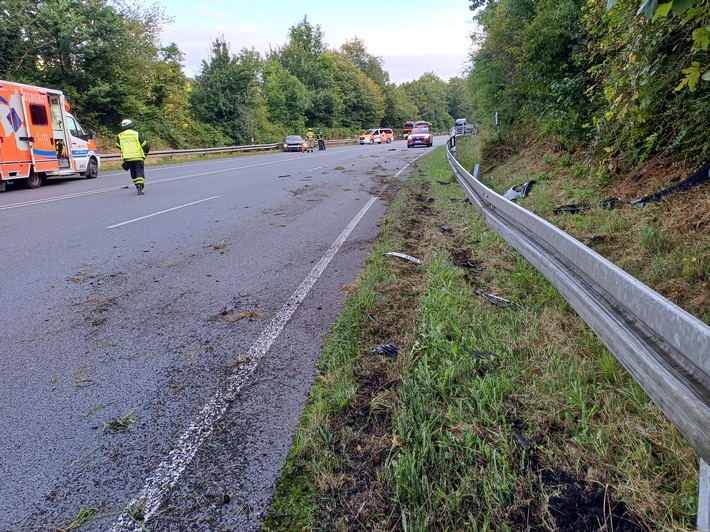 FW-EN: Verkehrsunfall auf der Hagener Straße fordert eine verletzte Person