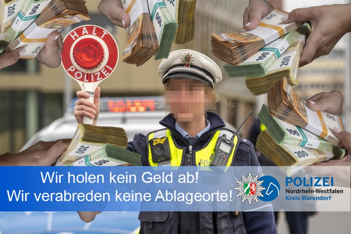 POL-WAF: Sassenberg. Verbrecher erbeuten Geld mit perfiden Maschen - falsche Polizisten am Telefon