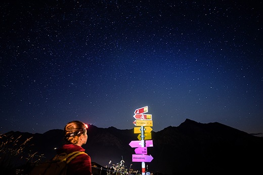 Graubünden by night - beliebte Wanderziele im Dunkeln erleben