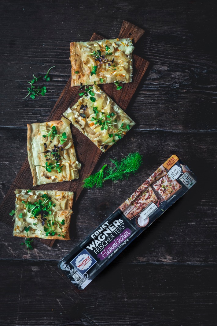 Frisch aufgetischt: Pizza- & Snackspezialist Wagner startet in neuer Kategorie und präsentiert erstmals "ERNST WAGNERs Frischer Teig" im Kühlregal