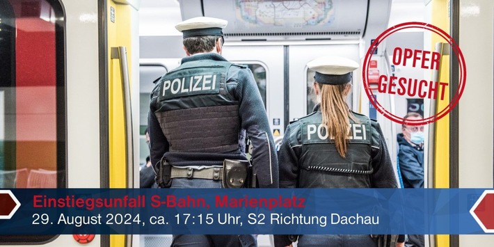 Bundespolizeidirektion München: Einstiegsunfall / Bundespolizei sucht nach Geschädigtem