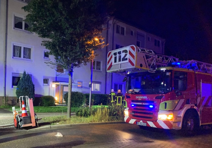 FW-GLA: Küchenbrand auf der Horster Straße