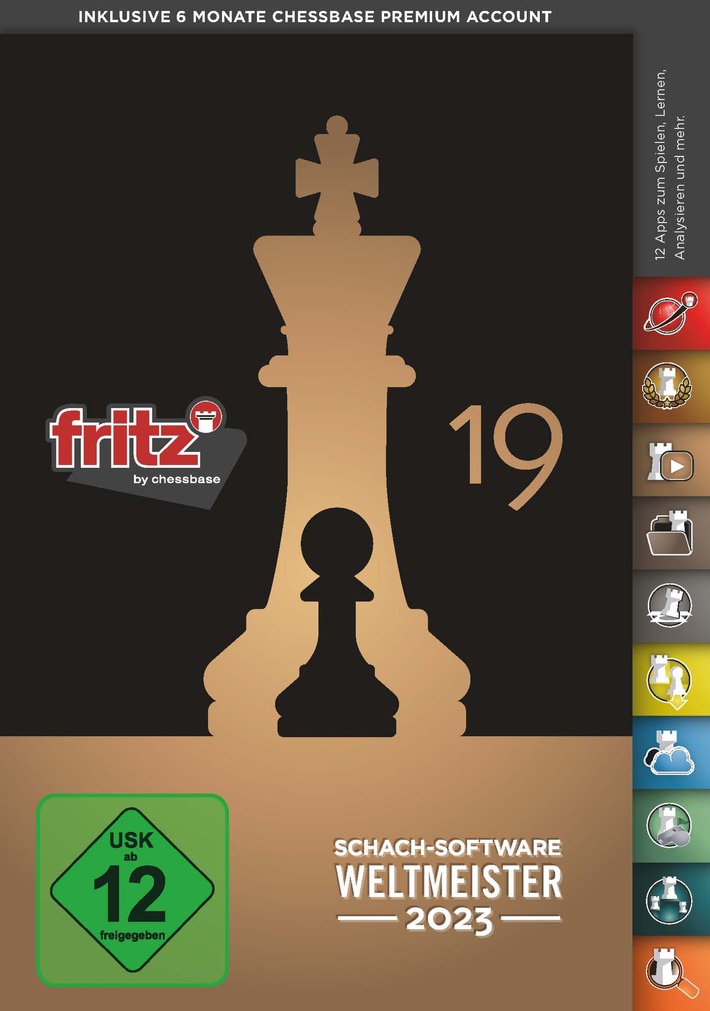Fritz 19 - der amtierende Schach-Software-Weltmeister 2023 präsentiert neue Trainingsmethoden und innovative Features!