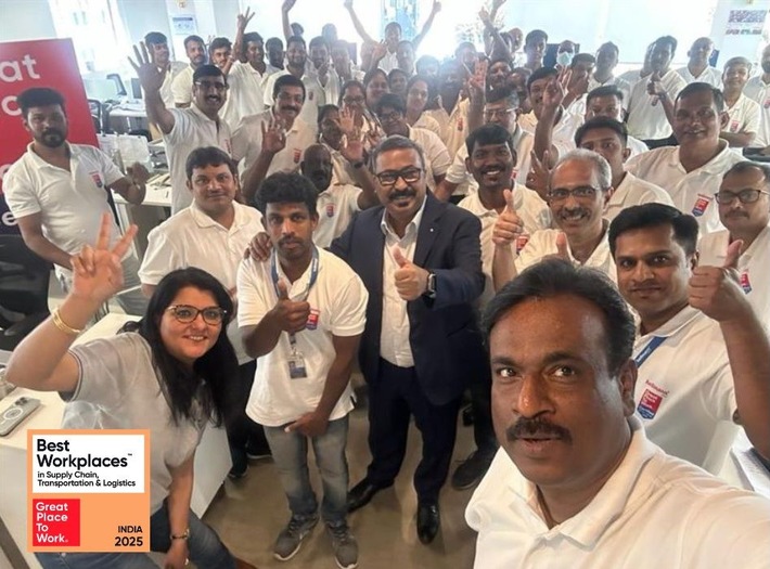 Hellmann India receives “Best Place to Work” certificate for the second year in a row
