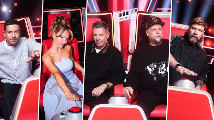 An die Buzzer! Nico Santos, Shirin David, Smudo & Michi Beck und Rea Garvey starten heute in die neue Staffel "The Voice of Germany"