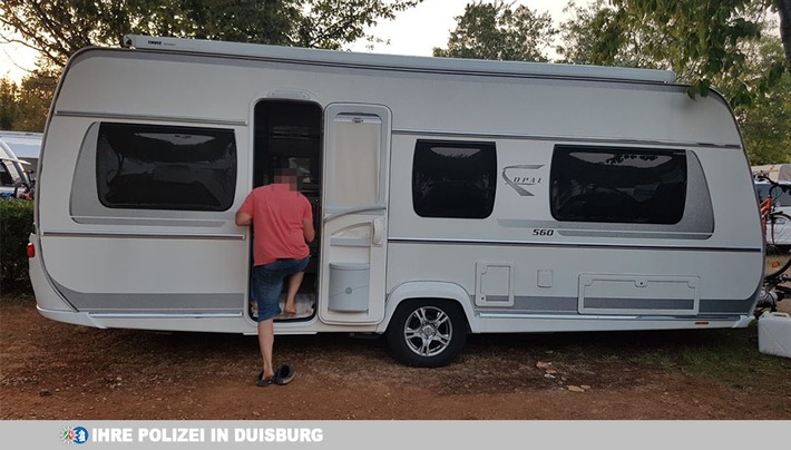 POL-DU: Rumeln-Kaldenhausen: Fendt-Caravan im Wert von 35.000 Euro gestohlen