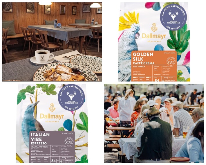 Genusskooperation: Dallmayr Kaffee & Königlicher Hirschgarten München