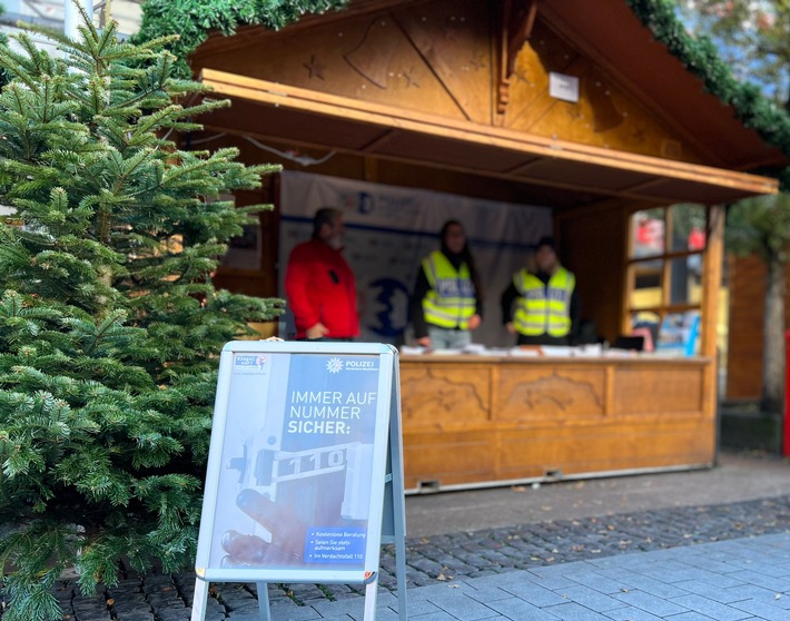 POL-DU: Stadtmitte: Kriminalprävention zum Greifen nah - Beratung auf dem Weihnachtsmarkt