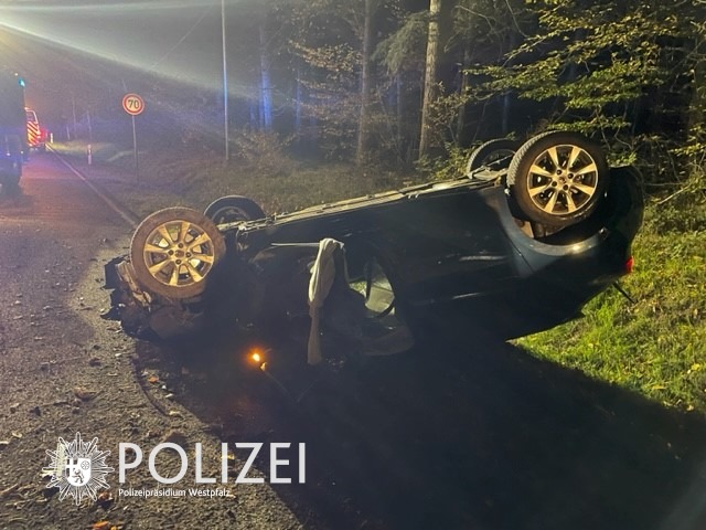 POL-PPWP: Betrunken Unfall gebaut